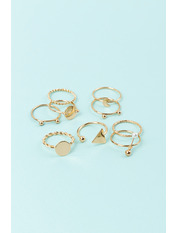 Набір каблучок KOL-CHN-1120-11 Золотистий