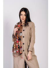 Шарф Хейді Коричневий