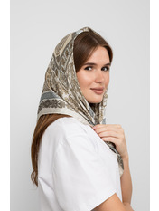 Хустка атласна APL-410 Молочний