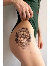 Тату "Вишукана троянда" TBS-8047