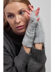 Мітенки X2351 one size Сірий Сірий  one size