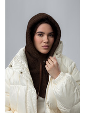 Капор з дов'язом KPR-0910-33 Коричневий Брауні