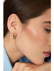 Сережки фігурні SER-13078 Золотистий