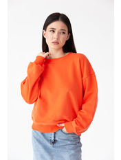 Світшот однотонний S-20211 Помаранчевий S Помаранчевий S