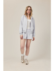 Трикотажний костюм з шортами KT-820 M Меланж Сірий Меланж M