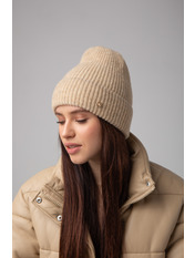 Вовняна шапка SHP-47514 Білий Молочний