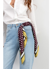 Хустка атласна APL-104 Бордовий