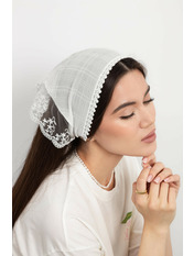 Хустка мереживна APL-25 Білий