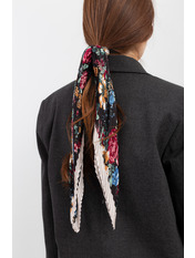 Хустка атласна APL-238296 Чорний