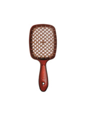Щітка для волосся Janeke Superbrush small Коричнева з бежевим Коричневий