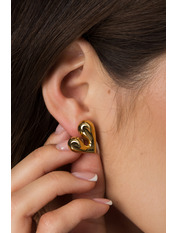 Сережки фігурні SER-13110 Золотистий