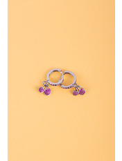 Сережки підвіски SER-891 Сріблястий