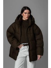 Куртка KR-393 S Коричневий Коричневий S