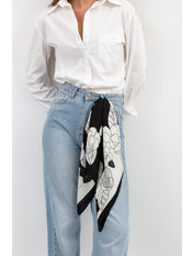 Хустка атласна APL-8256 Чорний