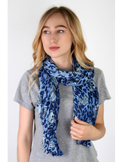 Шарф 258-22 Індиго Синій
