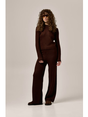 Трикотажний костюм KT-4669 one size Коричневий Коричневий one size