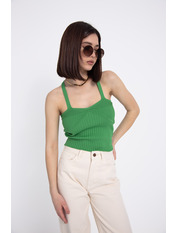Топ трикотажний FUT-0991 Зелений one size
