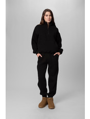 Трикотажний костюм на флісі KT-F-310 Чорний L Чорний L