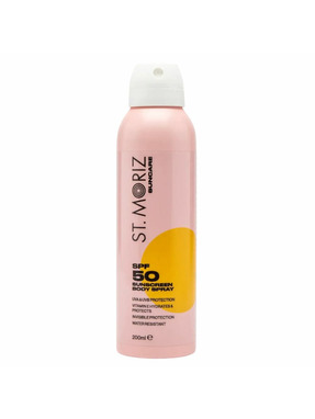 Сонцезахисний спрей для тіла SPF 50 St.Moriz 200 мл  SUNCARE