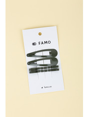 Набір заколок NZAK-46690 Зелений