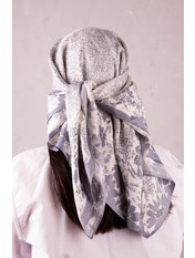 Хустка атласна APL-82 Блакитний Блакитний.