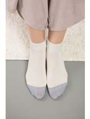 Шкарпетки SH-815-3-1 Молочно-блакитний 1 Молочний
