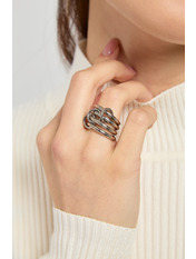 Каблучка KOL-3365 Сріблястий Сріблястий 7