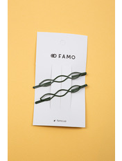 Набір заколок ZAK-2989 Зелений