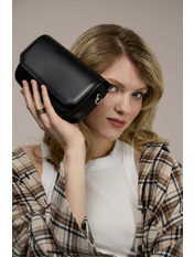 Сумка жіноча з еко-шкіри SYM-22-31-5 Чорний