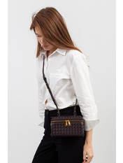 Сумка жіноча з еко-шкіри SYM-1005 Шоколадний Коричневий