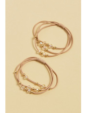 Набір резинок NREZ-0006 Бежевий