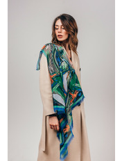 Хустка KPM-1903 Зелений 5 Зелений яя_85*85