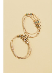 Набір резинок NREZ-0006 Світло бежевий Бежевий