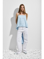Топ котоновий FUT-120 one size Блакитний Блакитний one size