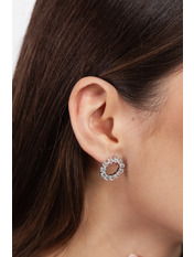 Сережки фігурні SER-13596 Сріблястий