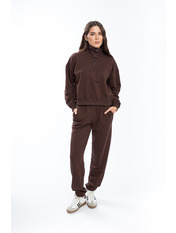 Трикотажний костюм KT-250 Світло-коричневий Коричневий S Світло-коричневий S