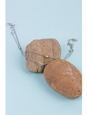 Браслет на ногу BRS-706 Сріблястий