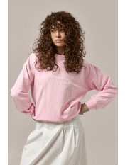 Світшот з вишивкою SW-255 M/L Рожевий Рожевий M/L