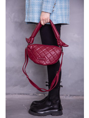 Сумка жіноча SYM-6661-1 Бордовий Червоний