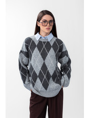 Светр KOF-85783 one size Сірий Сірий one size