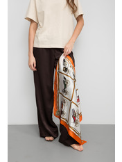 Хустка атласна APL-405 Помаранчевий