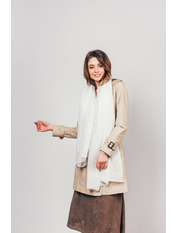 Шарф #1907 Білий