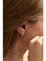 Сережки фігурні SER-12550 Золотистий