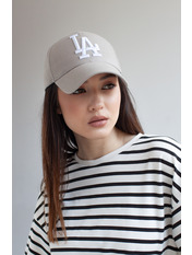 Бейсболка BK-4905 57-58 Сірий Сіро-білий