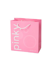 Пакет подарунковий рожевий Пінкі S (22х24х11) рожевий Пінкі маленький (22х24х11)