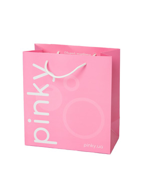 Пакет подарунковий рожевий Пінкі S (22х24х11)