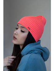 Бавовняна шапка SHP-1757 Яскраво-рожевий Рожевий