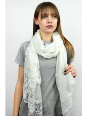 Шарф SVC-1808 Білий, Білий яя_180*65