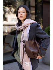 Шарф SH-102245 Коричневий Капучіновий