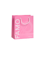 Пакет подарунковий рожевий Фамо S (22х24х11)